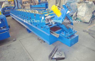 China Rolo do Purlin da forma de U que forma a máquina para o aço 0.8-1.2mm do rolamento de eixo à venda