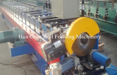 China Rainspout Sheet Metal Roll Forming Machine ISO / CE For Tube Bending for sale