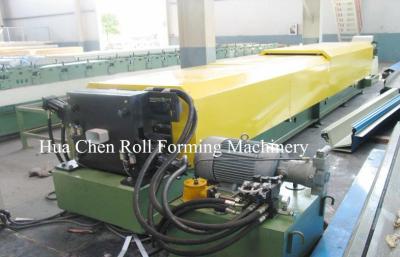 China Rolo do conduto pluvial da chapa de aço da cor do CNC que forma a máquina com o rolo do aço No45 à venda