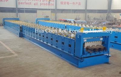 China Huachen Decking floor production roll forming line /high quality deck floor machine for sale