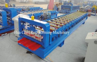 China EURA PLC Single Deck Color Steel Roofing Sheet Roll Forming Machine With 1000mm Width for sale