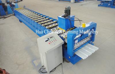 China Rollo automático de la techumbre que forma el panel de acero en frío máquina que forma la línea en venta