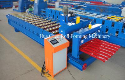 China Great Building Material Aluminum Roof Glazed Tile Roll Forming Machine for sale