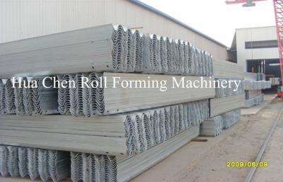 China Hydraulic Automatic Highway Guardrail Roll Forming Machinery with CE Certificate for sale
