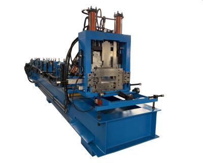 China CR12 Cutter Chain Drive C Purlin Forming Machine for sale