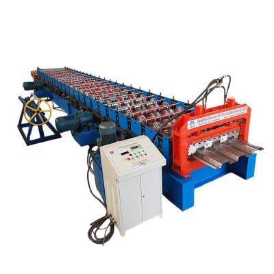 China Metal Plc Control Floor Deck Roll Forming Machine for sale