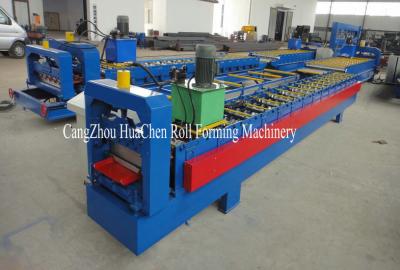 China Self Joint Roofing Sheet Roll Forming Machine 3 phases For 380 Voltage for sale