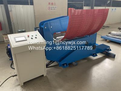 China formación en frío de arqueamiento hidráulica de 15m/Min Roof Sheet Crimping Machine Ppgi en venta