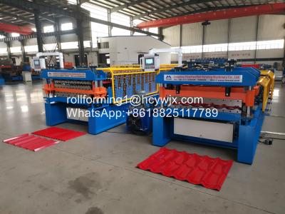 China Metal 380v 15m/Min Roof Panel Roll Forming Machine for sale