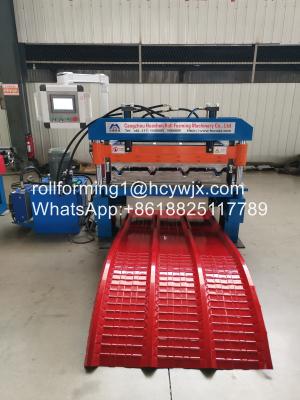 China Dropping Water Arching 380v Roof Sheet Crimping Machine for sale