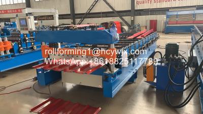 China PBR PBU Metal 0.3mm Roof Panel Roll Forming Machine for sale