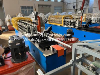China Strip Purlin 1.2 Mm Ceiling Roll Forming Machine Plc Computer Control for sale