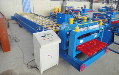 China Partical Arc Roofing Rolling Glazed Tile Forming Machine For Corrugation Profile for sale