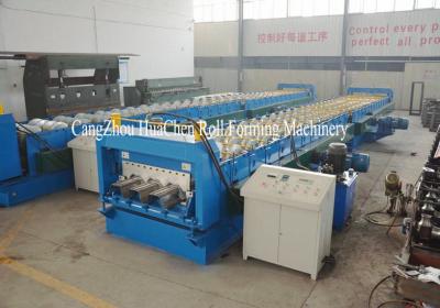 China 28 Roll Stations Floor Deck Roll Forming Machine For Construction Floor for sale