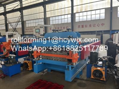 China Metal Roofing Double Roll Forming Machine High Output for sale