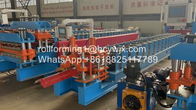 China Metal del panel de la teja del paso que forma la máquina con longitud de paso del ajuste en venta