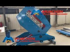 hydraulic arching machine, according to product needs can adjust the machine stand up or lay down