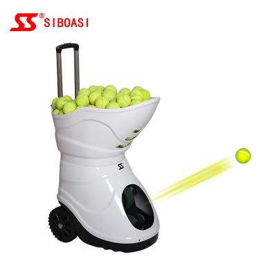 China Electronic Tennis Ball Feeding Machine With Internal Lithium Battery For Training for sale