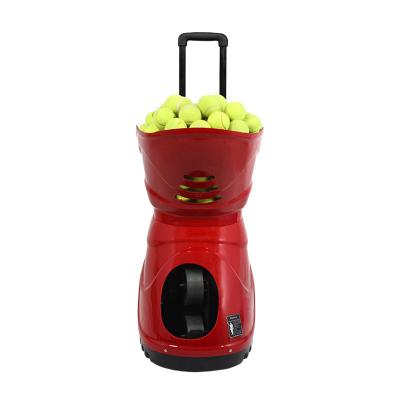 China Red Black Color Tennis Ball Shooting Machine Support 160 Pcs Balls Capacity For Practice Training for sale