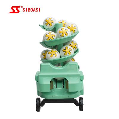 China S6526 Automatic Soccer Ball Launcher Machine , AC 100V Football Toss Machine for sale