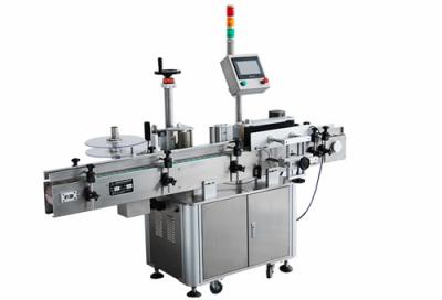 China Vertical Adhesive Labeling Machine with Speed 30-60pcs/min for sale
