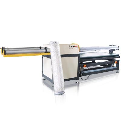 China Semi Automatic Mattress Rolling Machine Latex Mattress Manufacturing Machines for sale