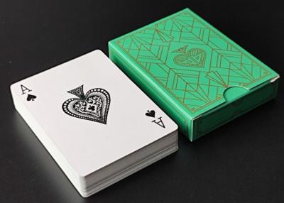 China Biodegradable 300gsm Coated Paper 54 Printed Playing Cards 63x88mm for sale