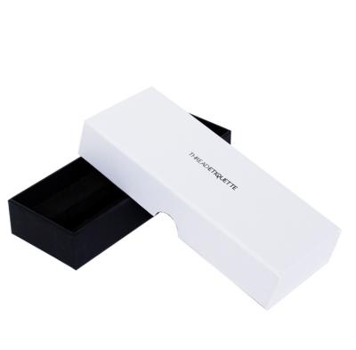 China Rectangle Rigid Cardboard Gift Box EVA Insert For Watch Products Packaging for sale