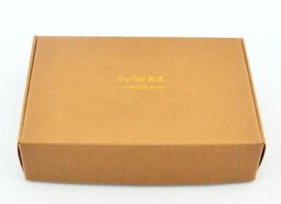 China Cajas plegables hechas a mano respetuosas del medio ambiente de papel de Kraft para el empaquetado de envío en venta