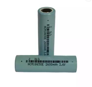 China ICR18650 2600mah 3.6 V Lithium Battery Cell 3C Rate 7.8A Discharge Current for sale