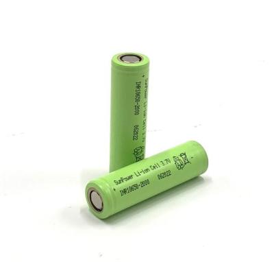 China 10C High Rate 3.6v 2000mAh 18650 Lithium Battery Cell Constant Current 20A for sale