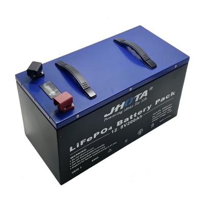China Eco-friendly Solar Power Energy Storage Lifepo4 Battery Pack 12.8V 200ah Lead Acid Replacement Battery for sale