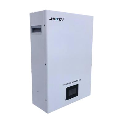 China UN38.3 Home Lithium Storage Battery 51.2V 100AH Wall Mounted Lithium Battery for sale