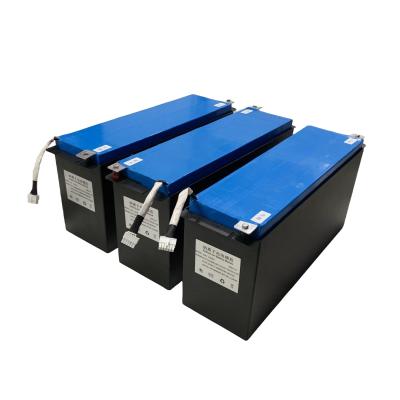 China Instalación fácil Tres baterías como una unidad 72V 135Ah Batería de iones de sodio para carretillas elevadoras en venta