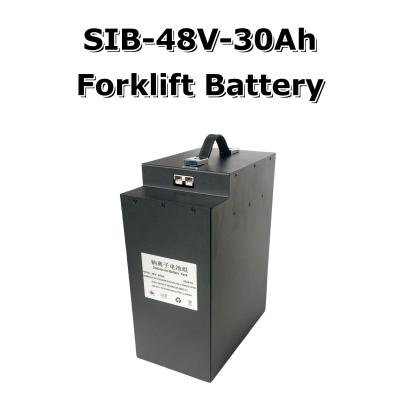 China Customizable 48V 30Ah Sodium Ion Battery Pack for Enhanced Forklift Performance for sale