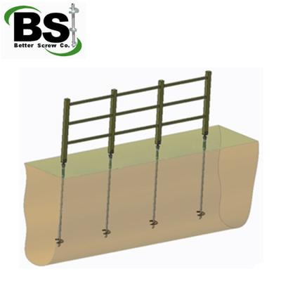 China top quality construction material helical screw pile for sale