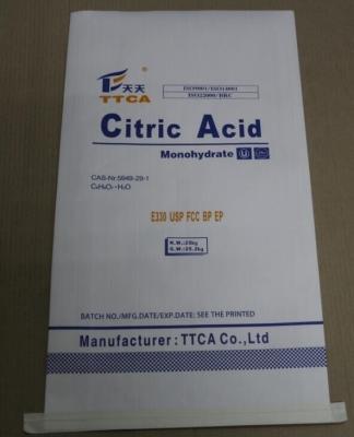 China Water Soluble 25mesh Citric Acid Monohydrate Powder Food Grade for sale