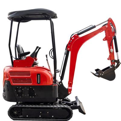 China TUV certified Red Mini Crawler Excavator 2000Kg Small Digging Equipment for sale