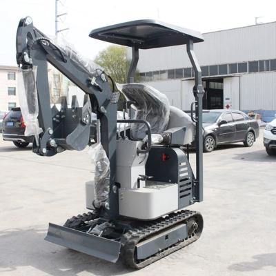 China Diesel Engine Powered Mini Crawler Excavator 1000Kg Internal Combustion Drive for sale