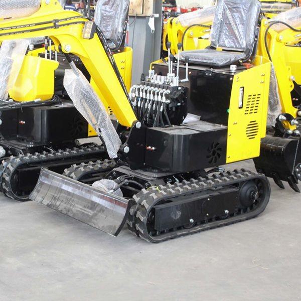 Quality Low Noise 1 Ton Mini Excavator 2490MM Digging Height For Landscaping  for sale