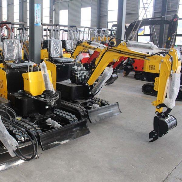 Quality SGS 1 Ton Mini Excavator Equipment 3KM/H Walking Speed Small Digger Machine for sale