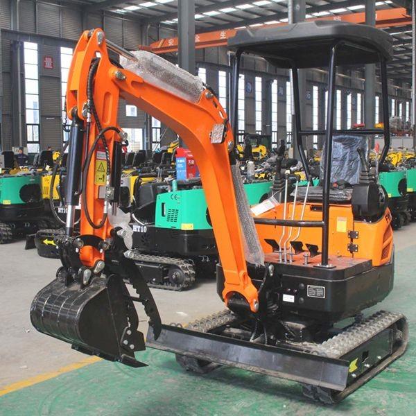 Quality Internal Combustion Drive 1 Ton Mini Excavator Automatic Adjustable Speed for sale