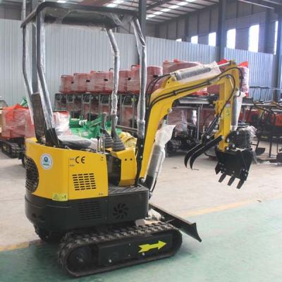 China EURO 5  One Ton Mini Excavator CE Small Excavation Equipment Tailless Slewing for sale