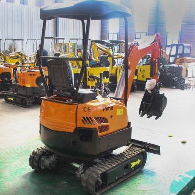 China SGS Environmental Protection 1T Mini Excavator Small Digging Equipment for sale
