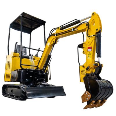 China Rubber Track 1.5 Ton Mini Excavator With CE Certificate Low Fuel Consumption for sale