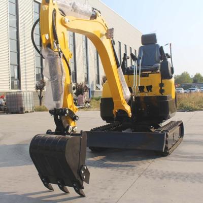 China Small Micro 1.7 Ton Mini Excavator Euro 5 Hydraulic Crawler For Pouring for sale