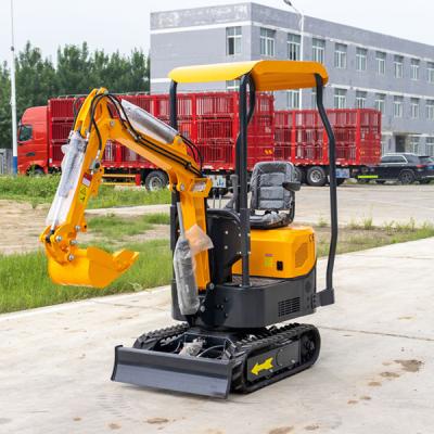 China Energy Efficient  Yellow 1.8 Ton Mini Excavator Machine With Attachments for sale