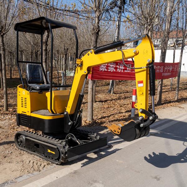Quality Lifting 1800kg Hydraulic Mini Excavator Digging Height 2580mm Mini Digger Loader for sale