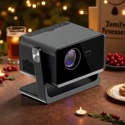 China H3 Dark Gray Full HD Android TV Mini Projector Dust Free Official Netflix Mini Projector for sale