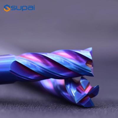 China HRC68 Carbide Square End Mill 2/4 Flutes Alloy High Quality Milling Tungsten Steel EndMills CNC Cutting Tools 1-20mm for sale